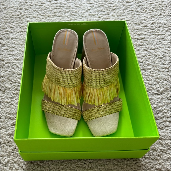 NWT Sam Edelman Kamryn Fringe Sandal Size 7 Nude Beige - Picture 5 of 6